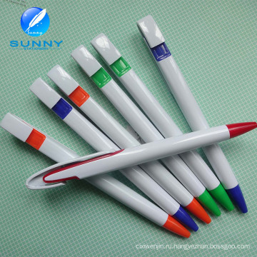 Выдвиженческий подарок пластиковая шариковая ручка нажмите шариковая ручка с логотипом